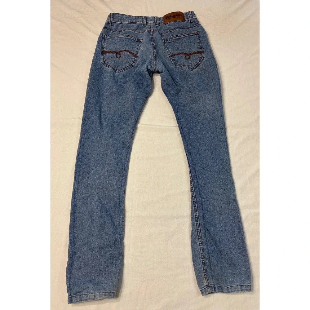 EO2 Division Culture Mens Slim Straight Leg Jeans Medium Wash Size 32